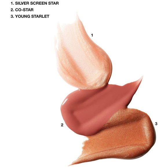 Set MAC Lucky Stars Lip Gloss Kit Neutrals Pink 3 Piece Lip Gloss Makeup Bag NWT - Picture 4 of 6